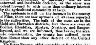 Part3. The outbreak of cattle disease at Gatewen and the vale of Clwyd. 08.09.1883