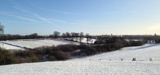Gatewen Hall winter view of Wrexham Town Jan 2013 (1)